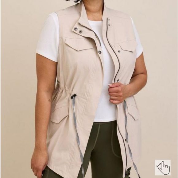 Torrid Happy Camper Ripstop Active Vest - Picture 2 of 5